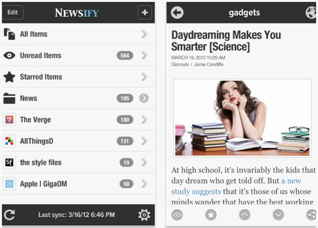 Newsify for iPhone and iPad