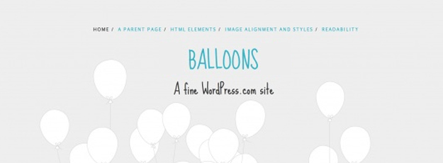 WordPress Theme Balloons