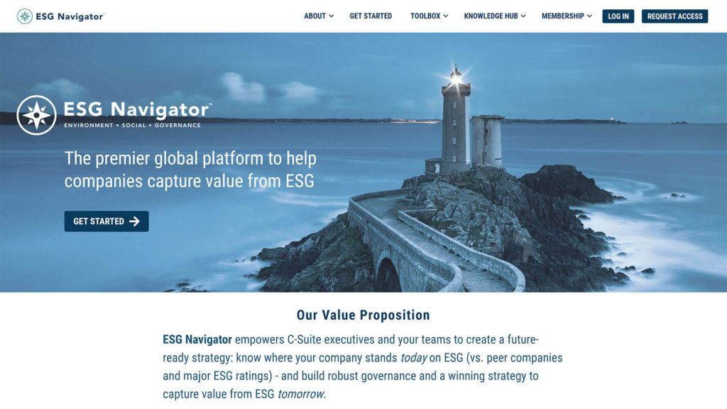 ESG Navigator Case Study Home Page