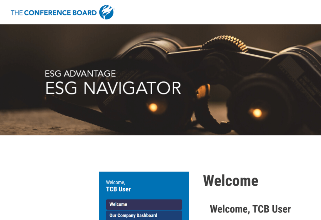 ESG Navigator Case Study The Conference Board Branding