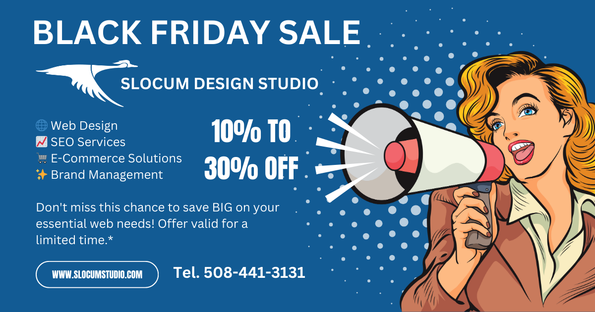 Black Friday web ad slocum studio