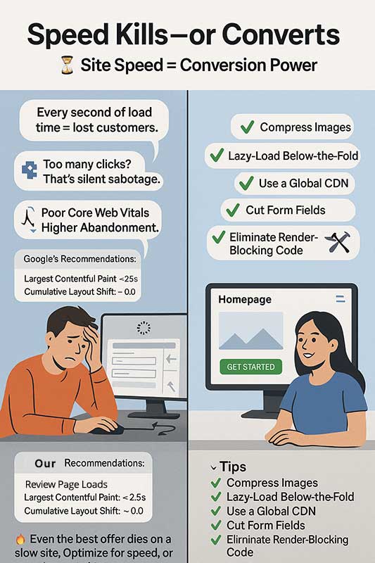 Speed load CVR metric