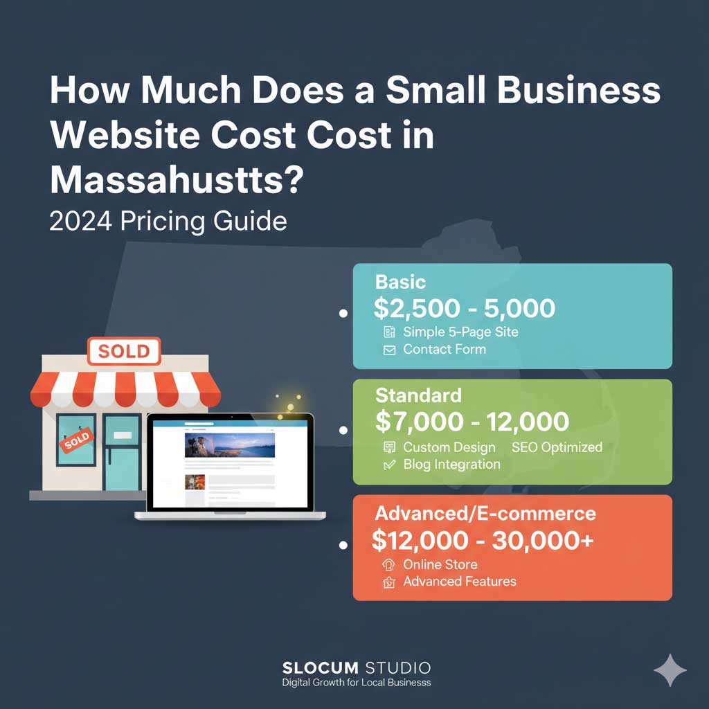 small business website cost Massachusetts